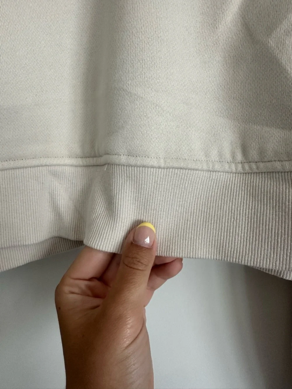 Lululemon Scuba Oversized Half-zip Hoodie - Size M/L - Natural Ivory